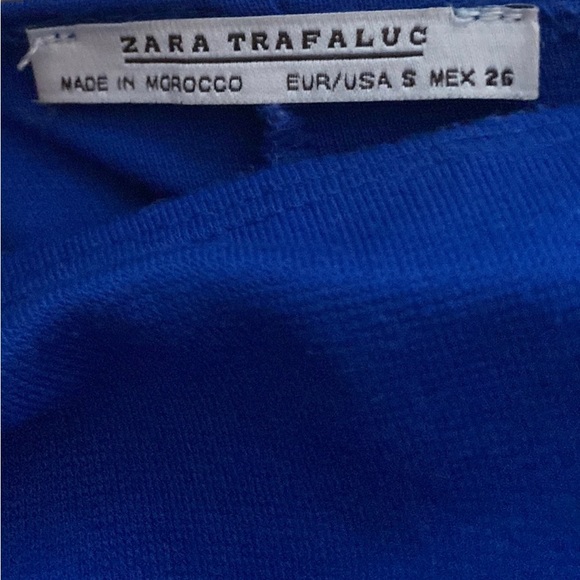 Zara royal blue bodysuit size small - Picture 2 of 3
